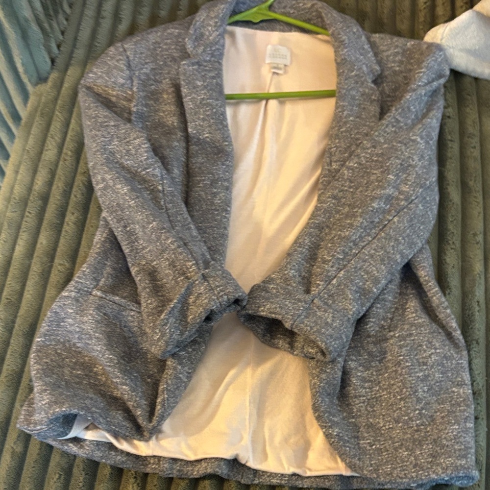 LC Lauren Conrad Heather Gray Cardigan